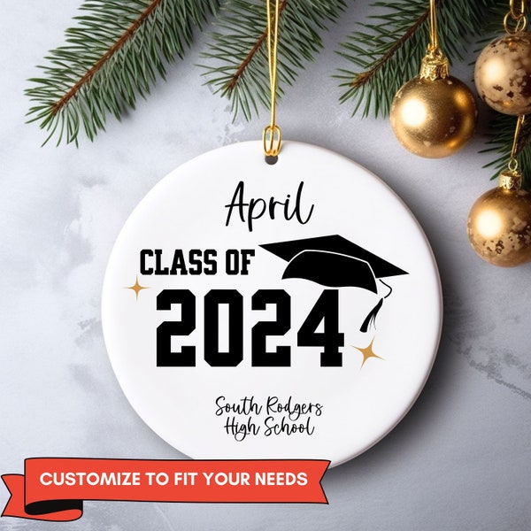 2024 Grad Ornaments Etsy