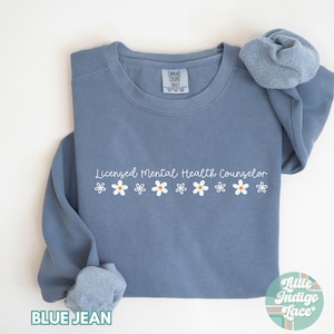 Licensed Mental Health Counselor Sweatshirt, Gift for LMHC Grad, Lpc Lmhca Crewneck Sweater, Future Lmhc student, Licensed Counselor