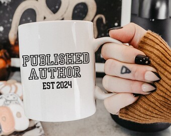 Published Author 2024 Mug, Published Author Mug, Gift for best selling author, New Writer Mug, Author Coffee mug, Writer cup gift