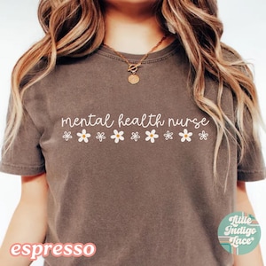 Mental Health Nurse Shirt Comfort Colors Mental Health RN T-Shirt Gift for Psychiatric Nurse Psych Nurse TShirt Psychiatry Nursing Tee