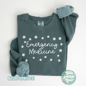 Emergency Medicine Sweatshirt, ER Nurse Sweater, Gift for Emergency Room Nurse, ER Rn Sweatshirt, ER Dept Nurse Crewneck, Er tech grad