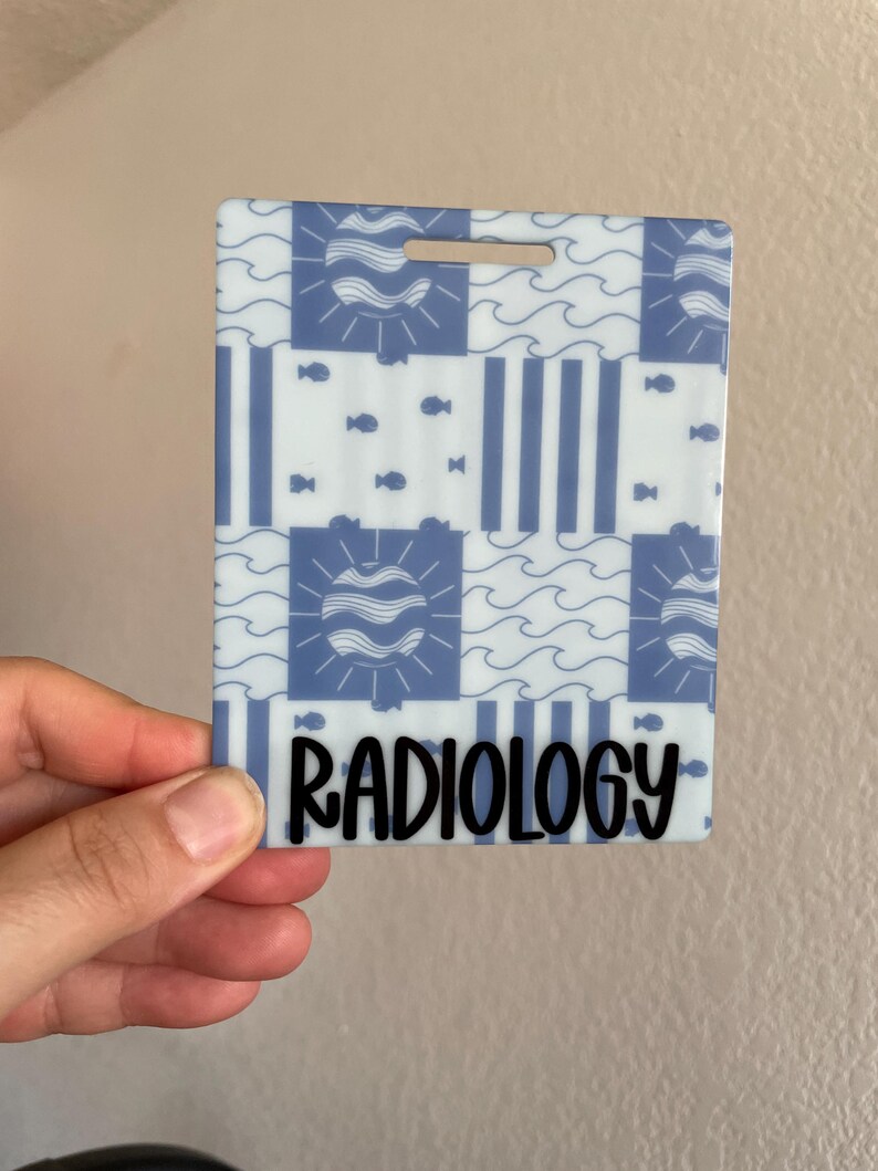 Beach Badge Buddy, MD Badge Buddy, Xray Badge Backer Holder, Laboratory ...