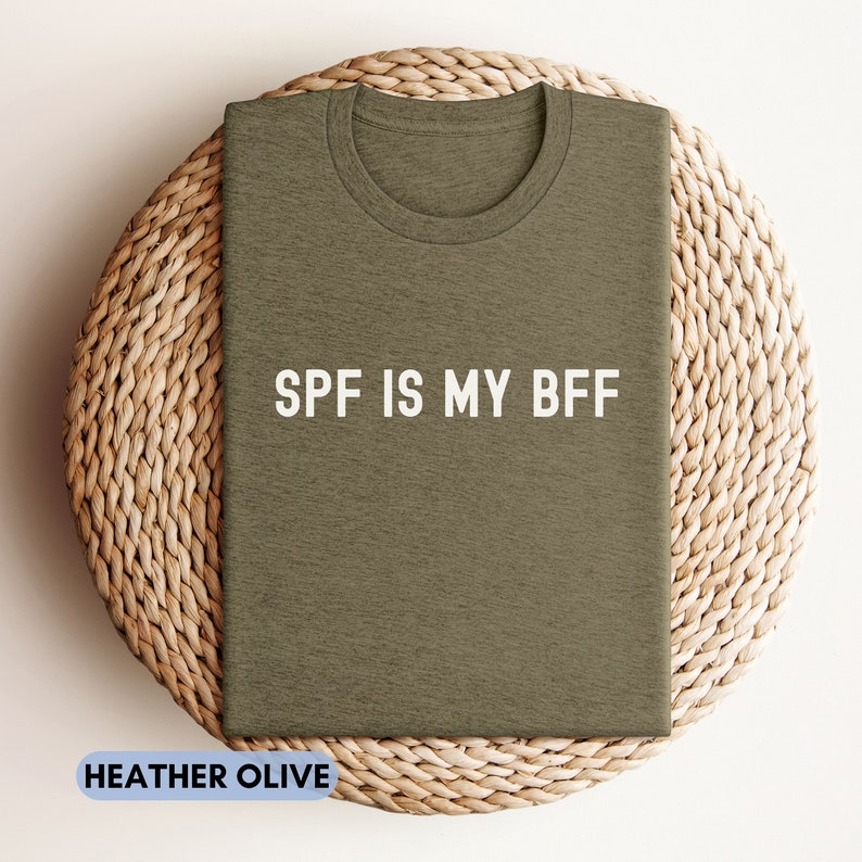 Camiseta de enfermera de dermatología, SPF es mi camisa BFF, camisetas de dermatología, regalo de ma de dermatología, camiseta de estudiante de dermatología, camiseta divertida de dermatología imagen 4
