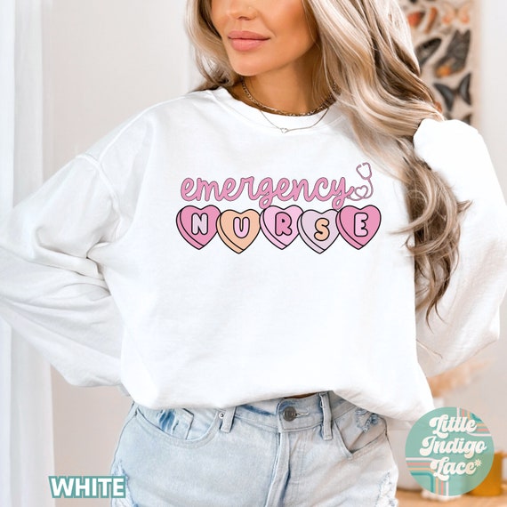 Emergency Department Nurse Sweatshirt - Study In Nursing