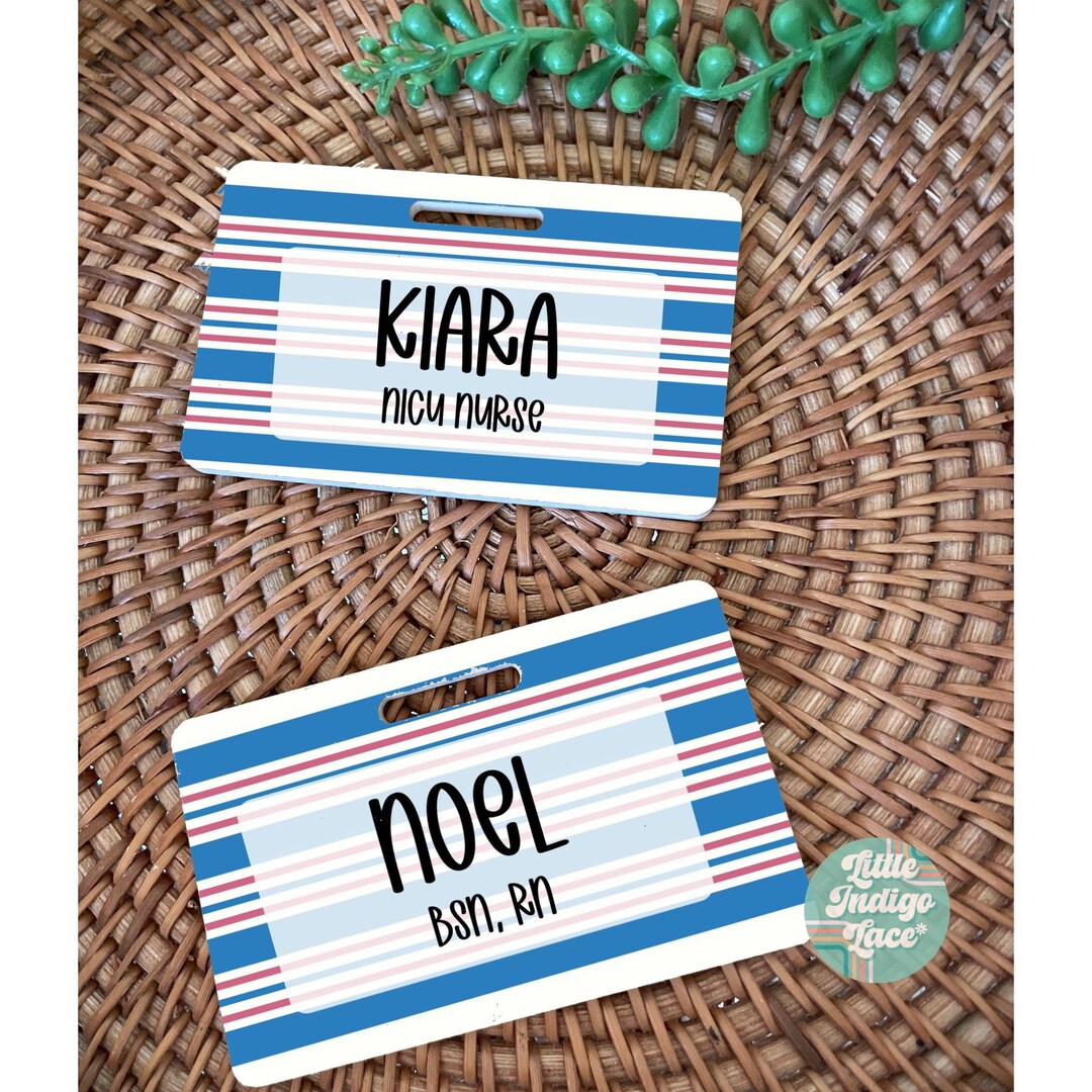 Custom L&D Badge Name Tag, Personalized Name Tag, NICU Nurse Badge ...