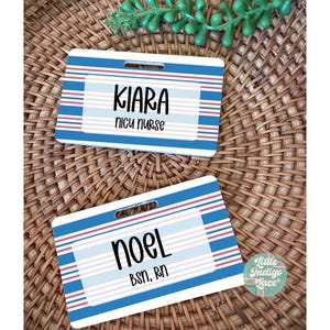 Custom L&D Badge Name Tag, Personalized Name Tag, NICU Nurse Badge Accessory, Pediatric Unit Badge Backer, Labor and Delivery, Mother Baby