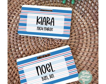 Custom L&D Badge Name Tag, Personalized Name Tag, NICU Nurse Badge Accessory, Pediatric Unit Badge Backer, Labor and Delivery, Mother Baby