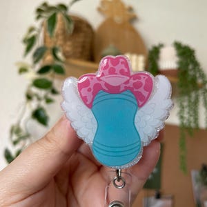 Birthing Ball Badge Reel, Labor and Delivery RN Badge Reel, L and D Nurse, OBGYN, Obstetrics Nursing, Midwife Doula Crew, Flying cowgirl