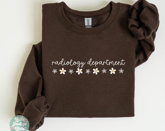 Minimal Radiology Sweatshirt Rad Tech Sweatshirt Gift for Rad Technologist  X-Ray Tech Crewneck Xray Sweater MRI CT Radiology Department