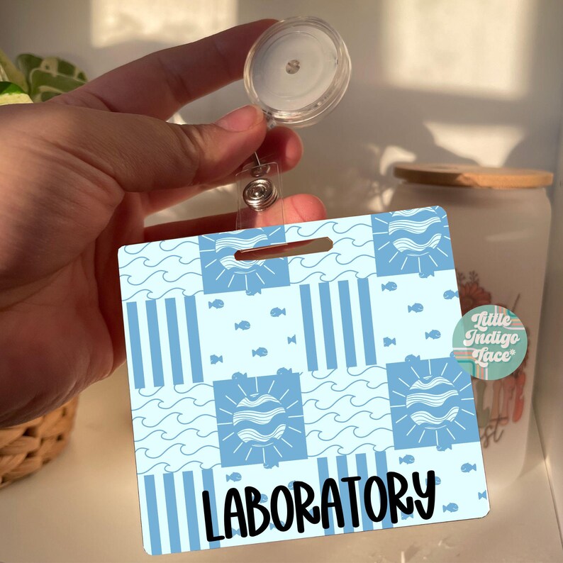 Beach Badge Buddy, MD Badge Buddy, Xray Badge Backer Holder, Laboratory ...