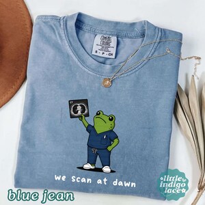 We Scan at Dawn CT Tech Shirt Comfort Colors Funny CT Technologist Tee Computed Tomography Radiology Gift CT Tech TShirt