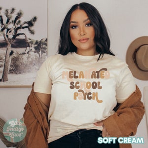 Melanated school psych shirt Black School Psychologist tshirt graduation gift for school psych
