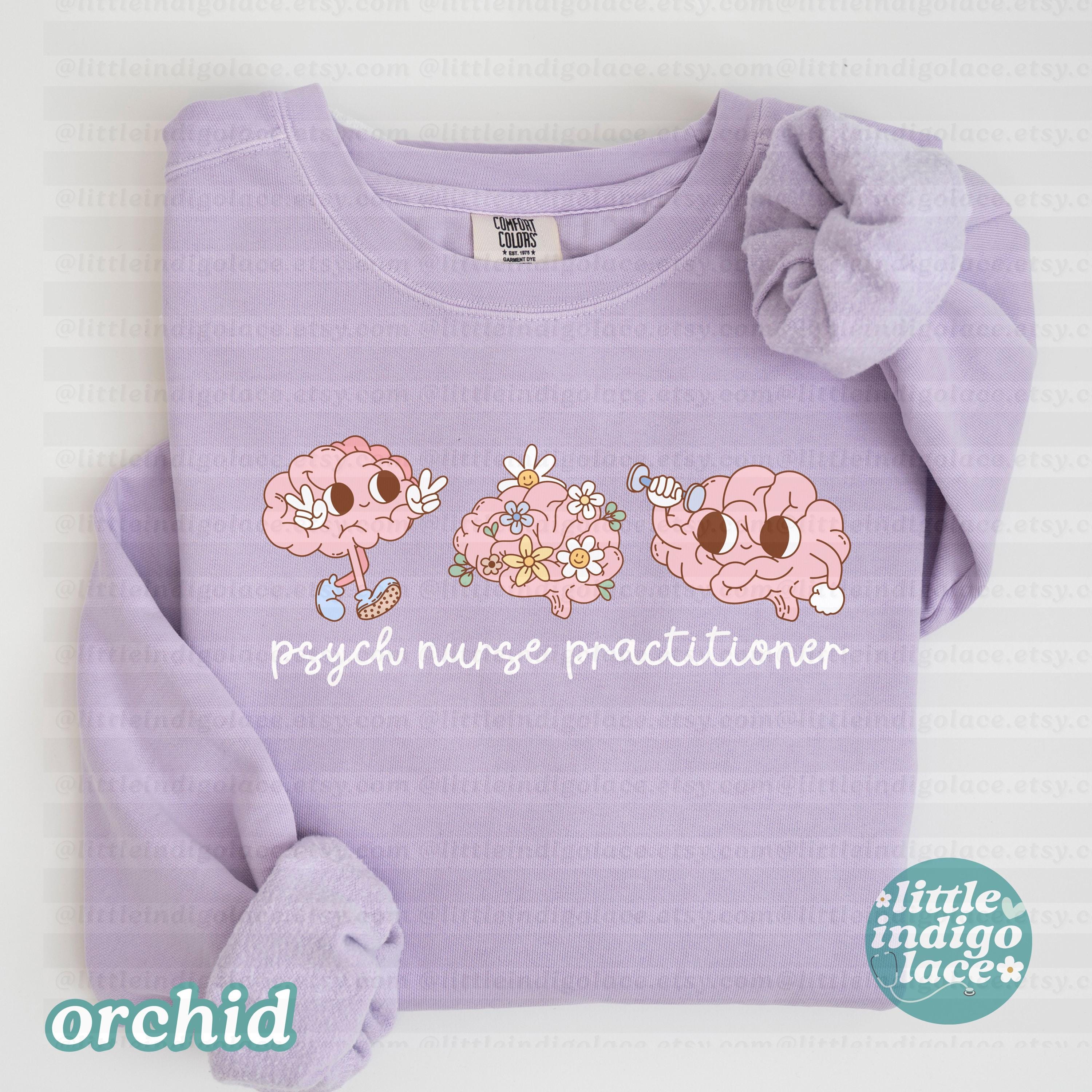 Psych Sweaters Psych Nurse Practitioner Sweatshirt, Comfort Colors PMHNP Sweater ...