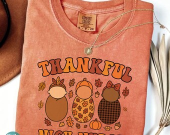 NICU Thanksgiving Shirt, Comfort Colors Neonatal Intensive Care Unit Tee, Fall Pumpkin NICU Nurse T-Shirt, Neonatal Rn Tshirt, NICU Gift