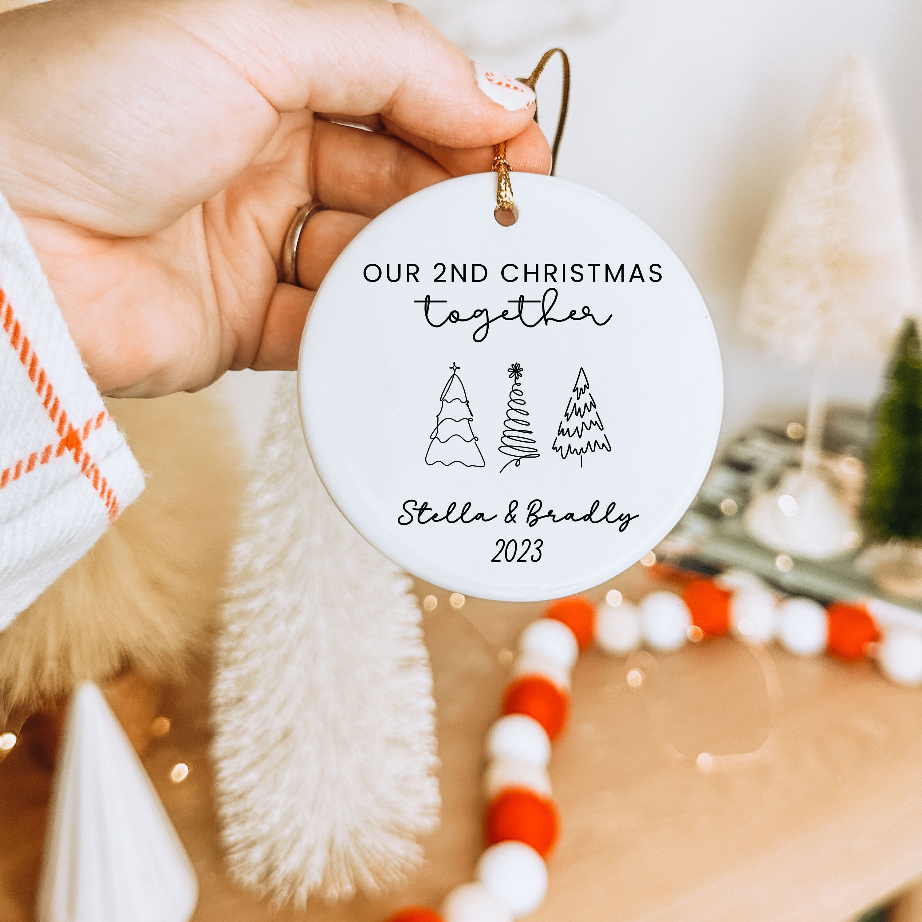 Our 2nd Christmas Together Ornament Couple Christmas Ornament