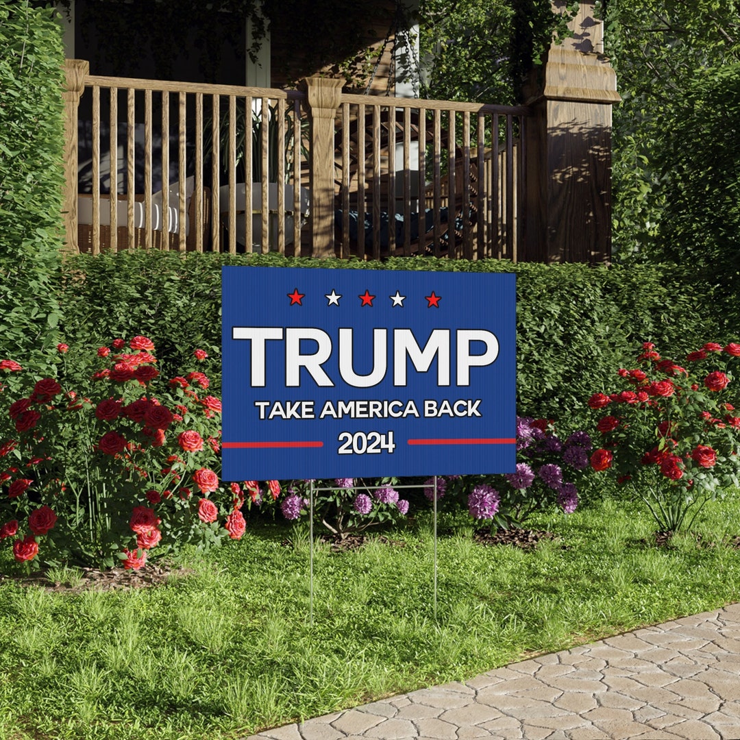 Trump 2025 Yard Sign 2025 Presidential Campaign Sign Trump Etsy