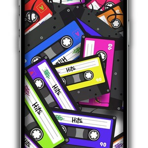 Cassette Wallpaper Etsy