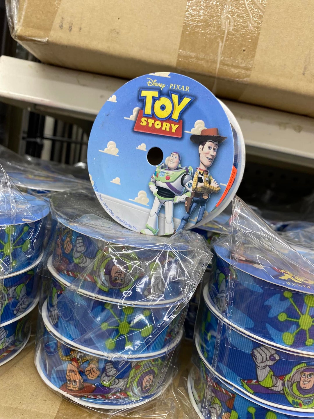 Pixar Toy Story Ribbon 1 Inch X 3 Yards Crafting Bows Etsy