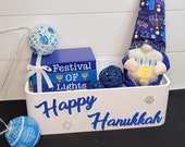 Hanukkah memory box, Hanukkah decor.