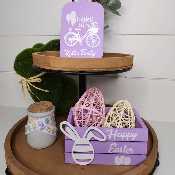 Easter Tiered Tray Decor Etsy