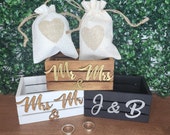 Wedding ring bearer box. Rustic wedding. 5&quot;