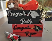 Graduation card box for graduation party decor. Graduation centerpiece.