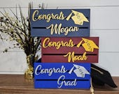 College colors graduation card box. Custom wooden graduation gift box.  Graduation gift crate 2025. Graduation decorations. 9&quot; and 12.5&quot;
