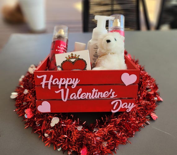 Deluxe Valentine Chocolate Gift Crate