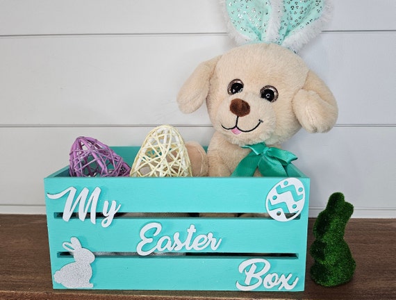 Easter Basket Custom Name Tags Wood Engraved - Personalize With Child' – Weathered Raindrop