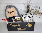 Custom Wooden Graduation Card Box: Keepsake Gift & Party Decor.