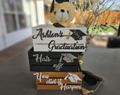 Graduation Card Box: Personalized Wooden Keepsake Gift
