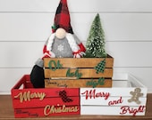 Christmas gift box. Christmas eve box (9&quot;)