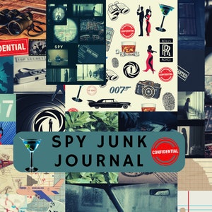 Stampe spia, scrapbooking, diario di scarto, artigianato fai da te