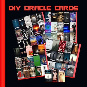 78 DIY Blank Tarot or Oracle Decks or Student Flash Cards 