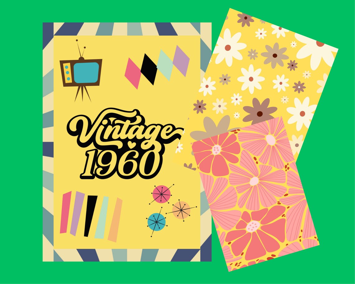 1960s Printable Scrapbooking Printable 1960s Junk Journal - Etsy