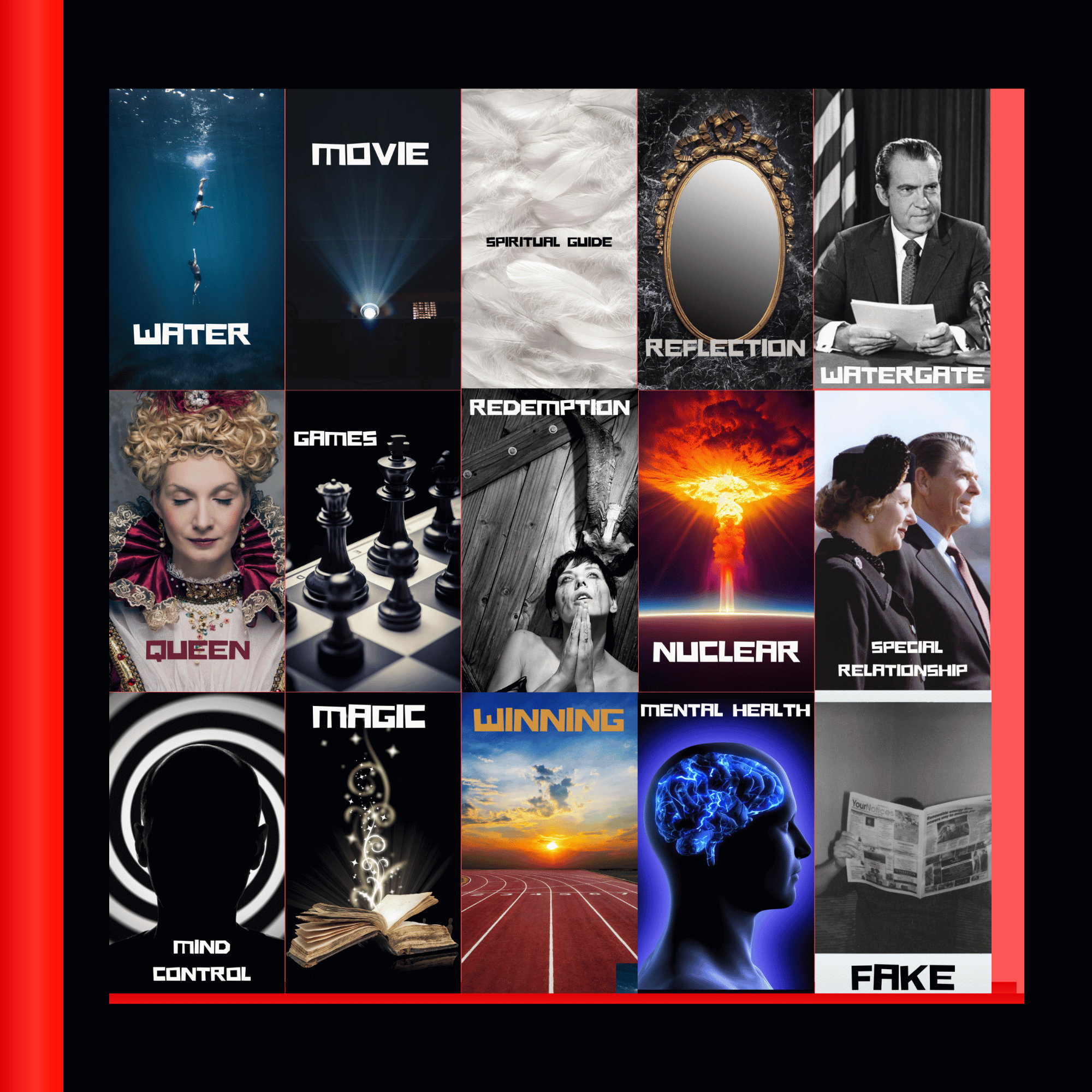 Printable True Crime Oracle Cards, Tarot Deck, Divination, Digital ...