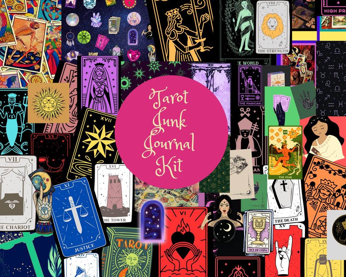 Printable Tarot Sheets Clairvoyant Scrapbooking Tarot - Etsy