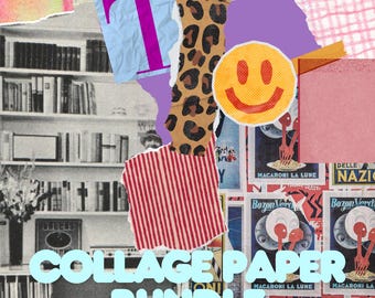 Kartenbasteln, Scrapbook-Papierkollektion, Digitaler Download, Vorgefertigte Seiten, Collagepapier