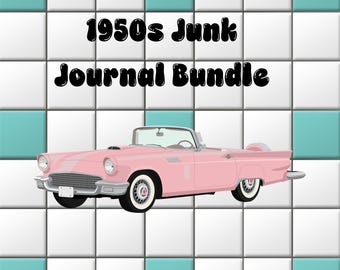 Paquete de álbumes de recortes de los años 50, descarga digital