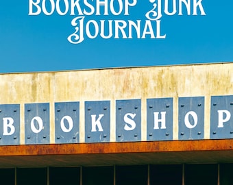 Buch-Ephemera, Druckbare Junk-Journal-Seiten aus dem alten Buchladen, Digitaler Download, Ephemera, Hintergründe