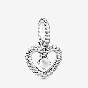 April Heart Birthstone bedel voor Pandora armbanden 925 sterling zilver met zakje afbeelding 1