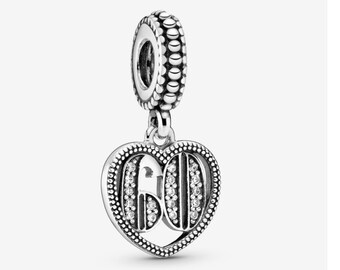 Pandora Celebration Birthday Anniversary Charm 60 °