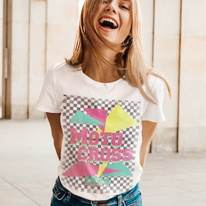 80's Motocross/Motocross/Retro/MX/Unisex Jersey Short Sleeve Tee
