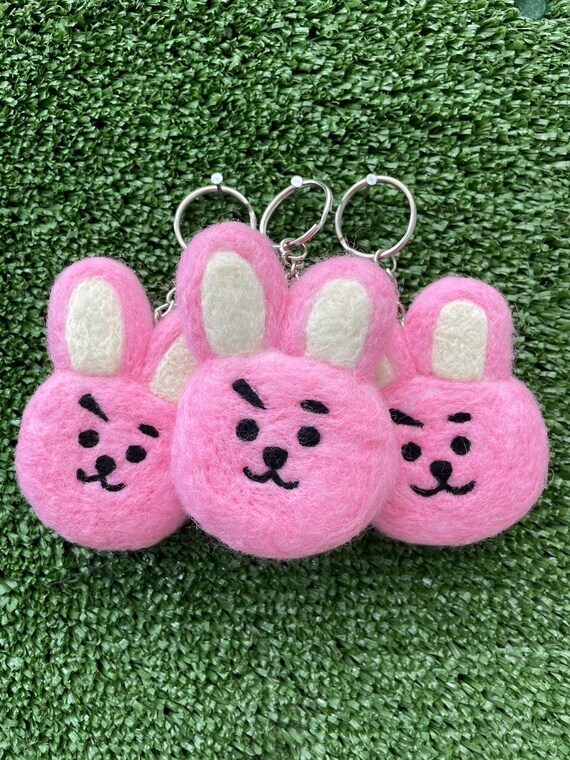 BTS Keychain BT21 COOKY Merchandise Needle Felted Etsy
