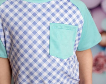 Lavender Gingham Shirt