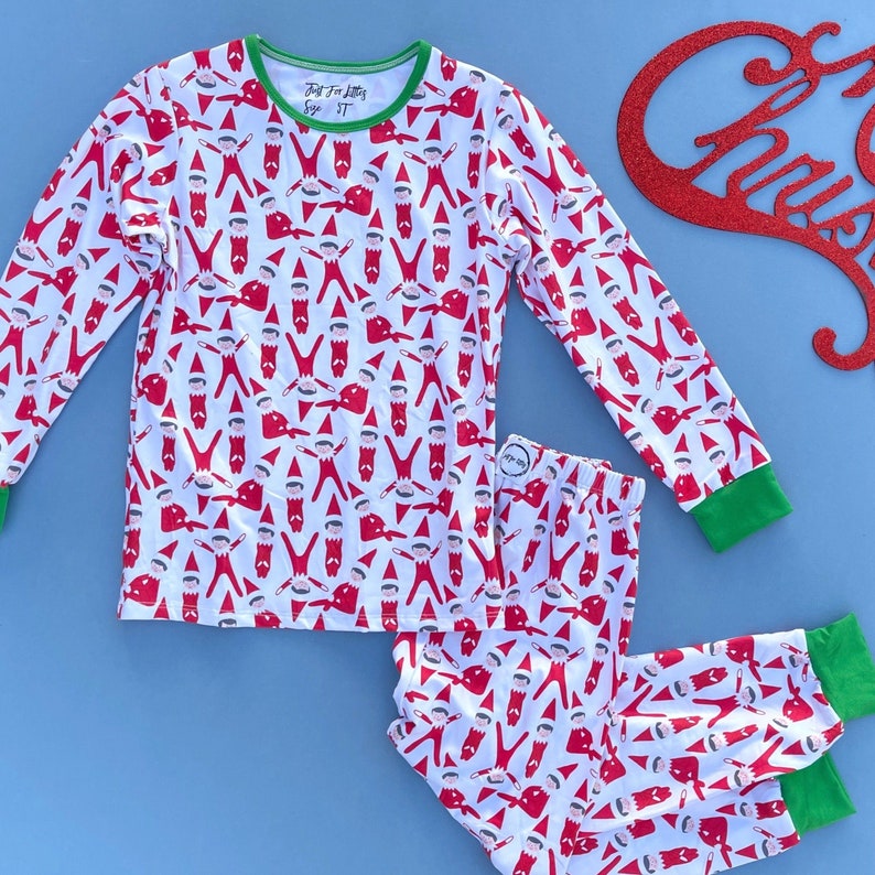 #Elf Pajama Set Pajamas Just For Littles™