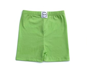 Bright Green Kick Shorts