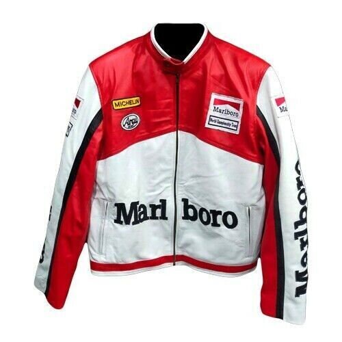 Men Biker Marlboro Formula Racing Mc 