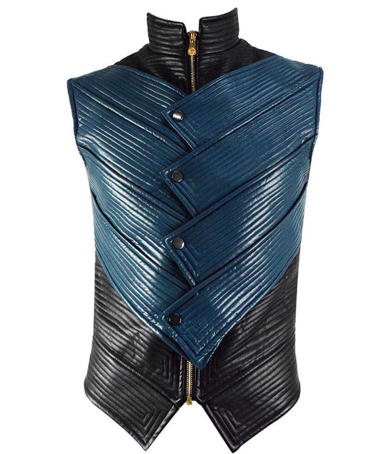 Devil May Cry 5 Vergil Windbreaker Vest Pants Gloves Suit Cosplay