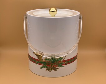 Georges Briard VINTAGE Christmas Ice Bucket